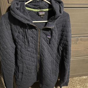 Patagonia Quilted Zip Up Hoodie